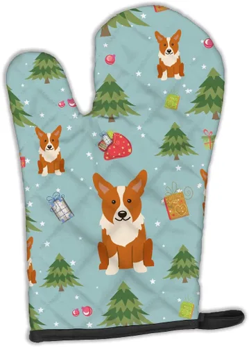 Miniatura 377 de Caroline's Treasures BB2732OVMT Dog House Collection Border Collie - Guante de horno grueso resistente al calor para sartenes calientes y horno