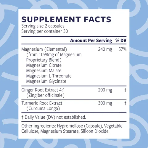 Miniatura 8 de Magnesio 4 en 1 para apoyo al sueño, L-treonato, glicinato, malato y citrato, 240 mg, suplemento de complejo de magnesio quelado (60 cápsulas)