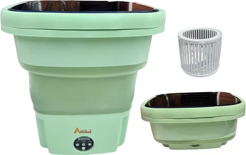 Miniatura 8 de Lavadora portátil mejorada, mini lavadora de 15 L, nuevo interruptor, lavadora plegable de ropa interior, ropa para bebés y ropa pequeña, adecuada
