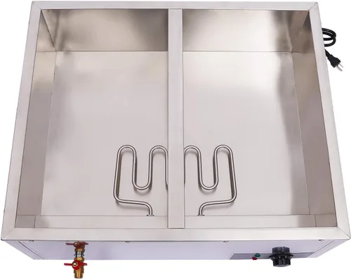 Miniatura 8 de Calentador de alimentos comercial de acero inoxidable calentador de sopa eléctrico de acero inoxidable caliente bien Bain Marie Calentador