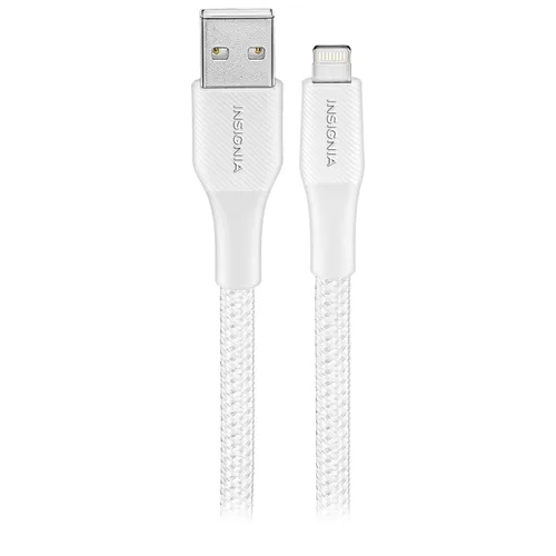 Miniatura 6 de INSIGNIA Cable USB a Lightning de carga/sincronización para iPhone, iPad, iPod (1 pie, gris luna)
