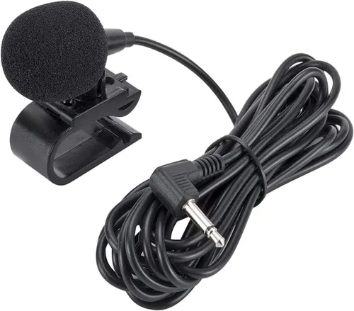 Miniatura 7 de Micrófono de coche de 0.138 in, micrófono para unidad principal de vehículo GPS habilitado para DVD, micrófono de audio estéreo con cable de 9.8 ft