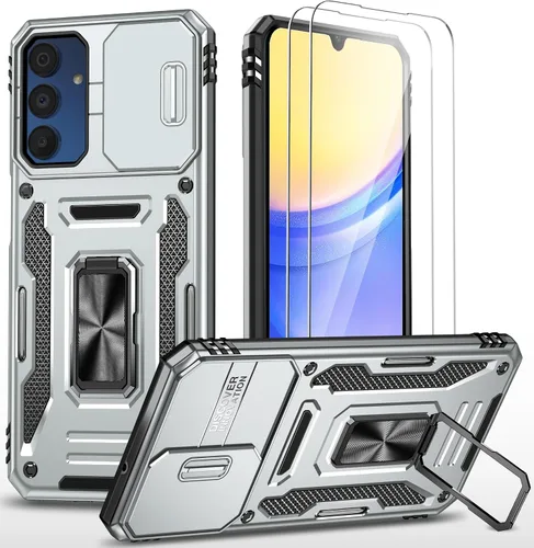 Miniatura 30 de Funda para teléfono Samsung Galaxy A15 5G, [protección contra caídas de grado militar de 15 pies]