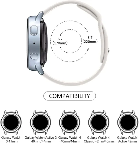 Miniatura 4 de Meliya Correas compatibles con Garmin Vivoactive 4 Watch, Garmin Venu 3 Venu 2 Watch Band para mujeres y hombres, correa de repuesto deportiva