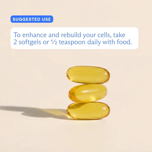Miniatura 6 de BodyBio Aceite de equilibrio - Suplemento vegano Omega 3 6 - Aceite de cártamo y linaza prensado en frío - Apoya la función cerebral, la piel