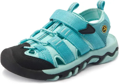 atika Sandalias de punta cerrada para niños, sandalias de agua para senderismo al aire libre, zapatos deportivos de playa de verano (niños