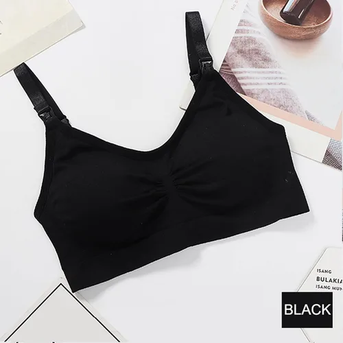Miniatura 9 de 3 Pack Full Cup Maternity Bras, Seamless Nursing Bras for Breastfeeding with Extra Bra Extenders Nursing Bralette