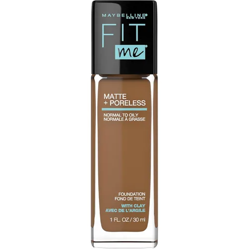 Miniatura 43 de Maybelline New York Fit Me Matte + Poreless Base Líquida, Formato de Bolsa, 220 Natural Beige, 1.3 onzas 220 Beige natural