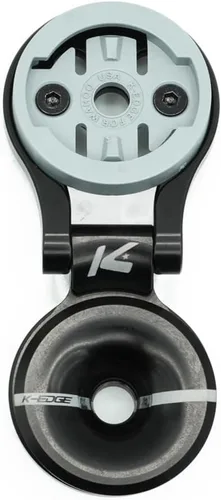 Miniatura 2 de K-Edge Soporte para computadora Race Stem + Tapa superior Garmin Negro vástagos y piezas de bicicleta
