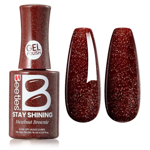 Miniatura 171 de Beetles - Esmalte de uñas de gel verde luminoso que brilla en la oscuridad, esmalte de uñas de gel que se absorbe con lámpara LED UV, arte de uñas