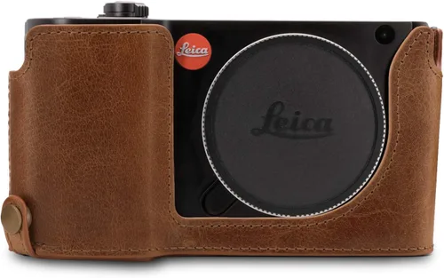 Miniatura 8 de MegaGear MG1283 Leica TL2, TL Ever Ready - Funda de piel auténtica para cámara con acceso a batería