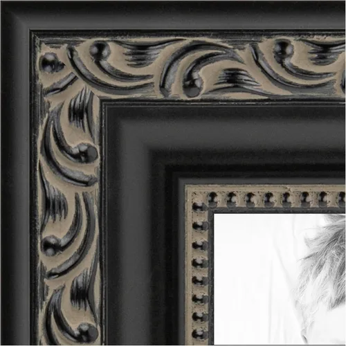 Miniatura 3 de ArtToFrames Marco de fotos negro de 24x36 pulgadas, este marco para póster personalizado de 1.25 pulgadas es negro antiguo - viene con acrílico