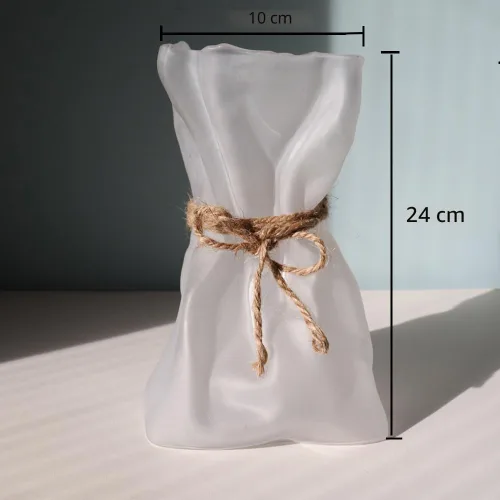Miniatura 6 de Kaitnax Floreros de vidrio con forma irregular, florero decorativo para bodas, cenas, estanterías, decoración del hogar o regalo