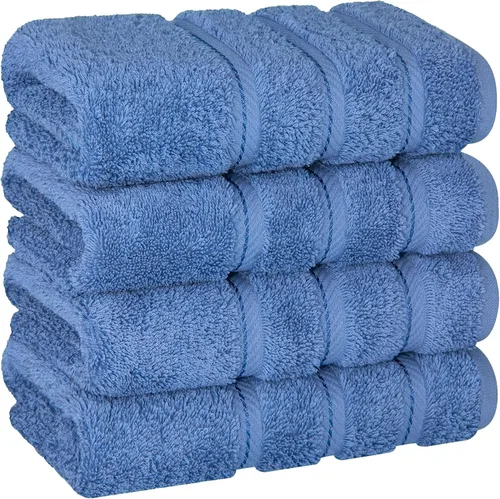 Miniatura 35 de American Soft Linen - Juego de 4 toallas, 100% de algodón turco, 27 x 54 pulgadas, tamaño extragrande, toallas para la ducha, color amarillo