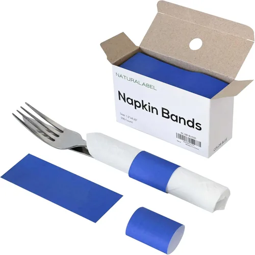 Miniatura 12 de NATURALABEL 500 servilleteros de papel con caja, servilletas autoadhesivas, para comidas familiares, fiestas de cumpleaños, bodas, celebraciones