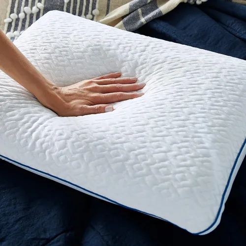 Miniatura 3 de Sleep Innovations Forever Cool Gel Memory Foam Pillow, Standard (Pack of 2), White 2 Count