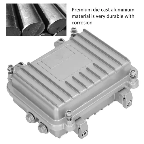 Miniatura 2 de Caja de conexiones de aluminio fundido para equipos al aire libre Conexión eléctrica Cable de alimentación y carcasa electrónica