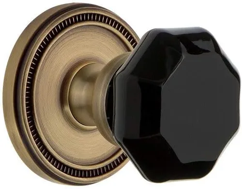 Miniatura 3 de Grandeur Hardware 850929 Soleil Rosette con pomo Lyon Privacidad, Tamaño del fondo: 2.375", Latón Lifetime bronce (Lifetime Brass)