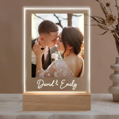 ShineSand Placa personalizada de Spotify con imagen, placa de música acrílica personalizada con foto, regalos personalizados para novio, novia,