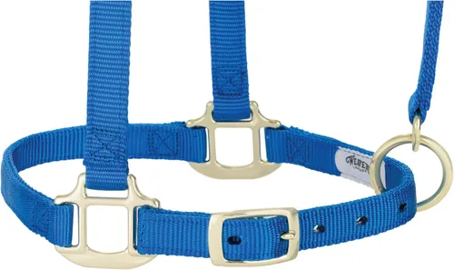 Miniatura 5 de Weaver Leather Caballo ajustable de nylon Breakaway Halter, azul, destetado/poni