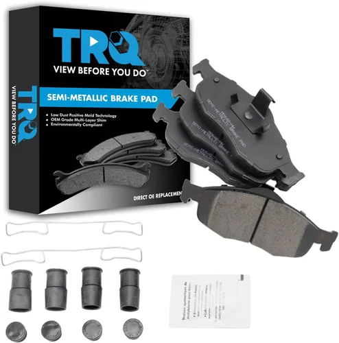 Miniatura 41 de TRQ Pastillas de freno delanteras semi metálicas compatibles con Ford Expedition 2018-2021 F-150 2018-2020 Lincoln Navigator 2018-2022