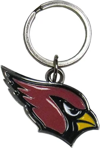 NFL Siskiyou Sports Fan Shop Arizona Cardinals - Llavero cromado y esmaltado, talla única, colores del equipo