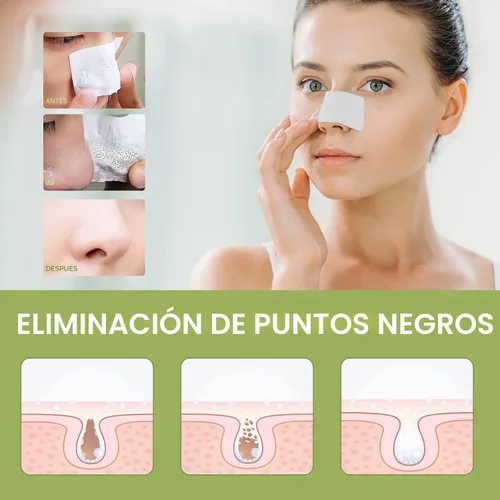 Miniatura 4 de LANBENA Removedor de puntos negros - Mascarilla para nariz y cara, kit de eliminación de puntos negros, 1.05 onzas
