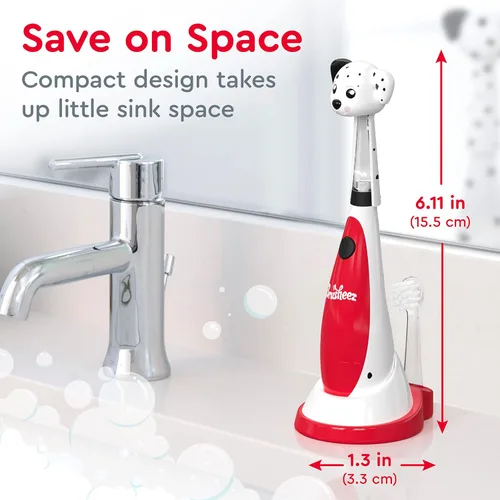 Miniatura 6 de Brusheez Cepillo de dientes sónico para niños pequeños - Cepillo de dientes seguro y suave para edades 1-3 con temporizador de 2 minutos Spotty