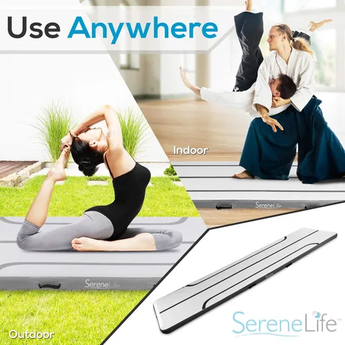 Miniatura 6 de SereneLife Colchoneta inflable para gimnasia