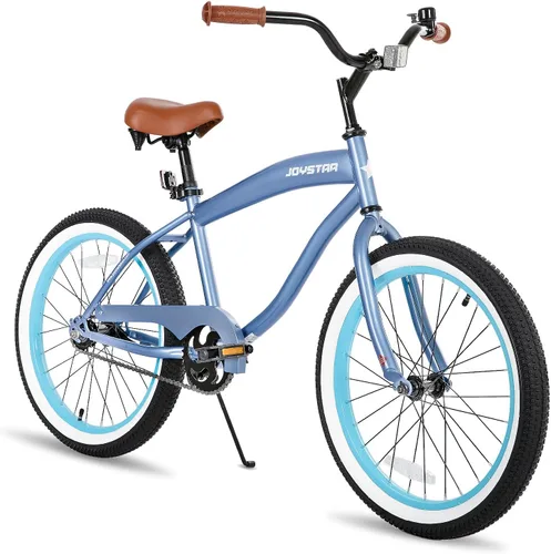 Miniatura 10 de JOYSTAR Bicicleta de crucero de playa de 20", 24", 26" para niñas, niños, hombres y mujeres, bicicletas de crucero para niños de una sola velocidad