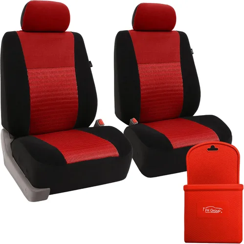 Miniatura 11 de Fundas FH GROUP, FH-FB060114 para asientos de auto, juego completo, compatibles con bolsa de aire y separación para la mayoría de autos, camionetas