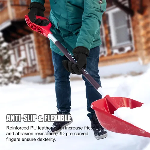 Miniatura 6 de JUMPHIGH Winter Gloves, Waterproof Thermal Gloves, Cold Weather Gloves, Men's Snow Gloves, Warm Gifts for Women and Men