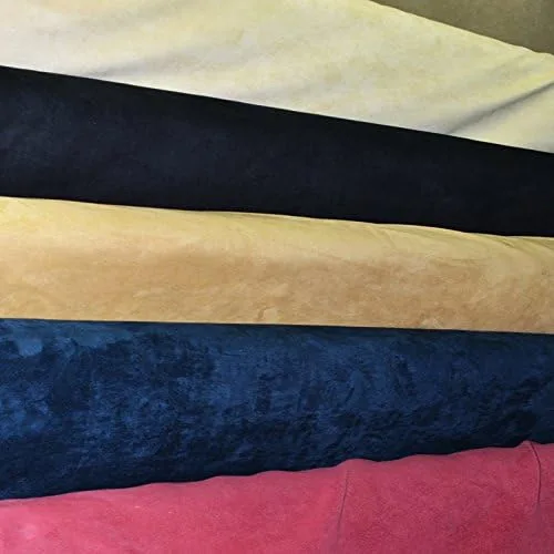 Miniatura 2 de TELA MICROSUEDE (ANTE) 58" DE ANCHO POR EL PATIO - NEGRO