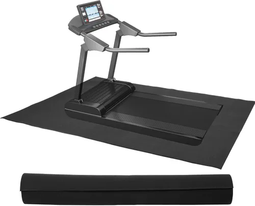 Miniatura 12 de Fitvids – Esterilla de alta densidad de 1/4 de pulgada de grosor para equipo de gimnasio, protección antideslizante para ejercicios pesados