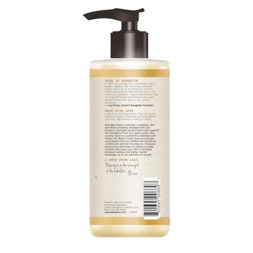 Miniatura 12 de Carol's Daughter Goddess Strength - Crema acondicionador sin enjuague, 10 onzas líquidas, fortalecedora e hidratante para cabello ondulado y rizado