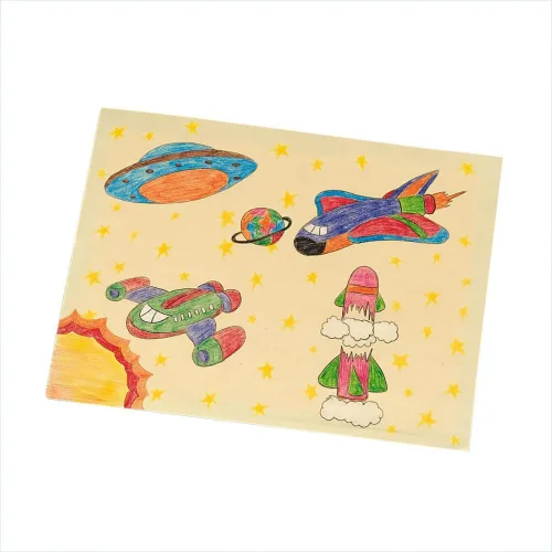 Miniatura 3 de Color Splash S&S Worldwide Crayones gorditos. Crayones gruesos fáciles de agarrar para niños y personas mayores, caja dividida para clasificar, 12