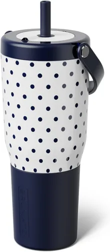 Miniatura 46 de BrüMate Resa - Vaso de viaje 100% a prueba de fugas de 25 onzas con asa y pajilla, popote SoftSip flexible, funda de silicona para mayor