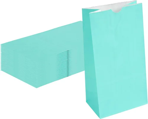 Miniatura 27 de Restaurantware Bag Tek - Bolsas de papel de 2 libras, 100 bolsas de almuerzo desechables, pequeñas para almuerzos, sándwiches y aperitivos, bolsas