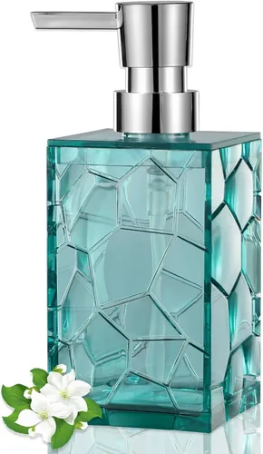 Miniatura 11 de Dispensador de jabón de manos, botellas de bomba de líquido de plástico acrílico transparente recargables dispensador de loción para decoración
