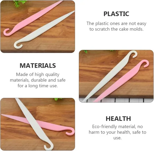 Miniatura 4 de Cuchillo de espátulas de plástico, 20 piezas, cuchillo para desmoldar, cortador de plástico, herramientas para hornear, espátulas, espátulas