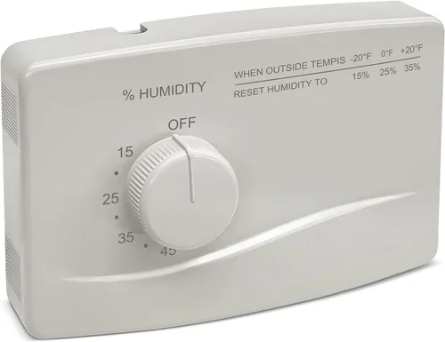 Higrostato de control de humidificador montado en la pared 4655, Higrostato manual digital, Compatible con humidificador para toda la casa