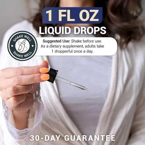 Miniatura 7 de Dr. Berg - Gotas líquidas de vitamina D3 K2 de máxima potencia con aceite MCT – 5,000 UI de vitamina D3 líquida con K2 – Apoya huesos fuertes