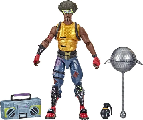 Fortnite Victory Royale Series Funk Ops Figura de acción coleccionable con accesorios, para edades de 8 años en adelante, 6 pulgadas