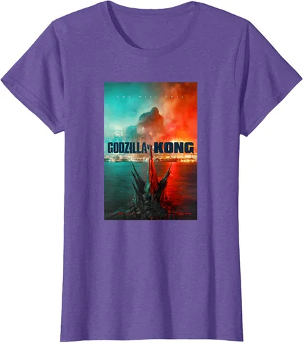 Miniatura 15 de Godzilla vs Kong - Camiseta oficial con póster, Negro