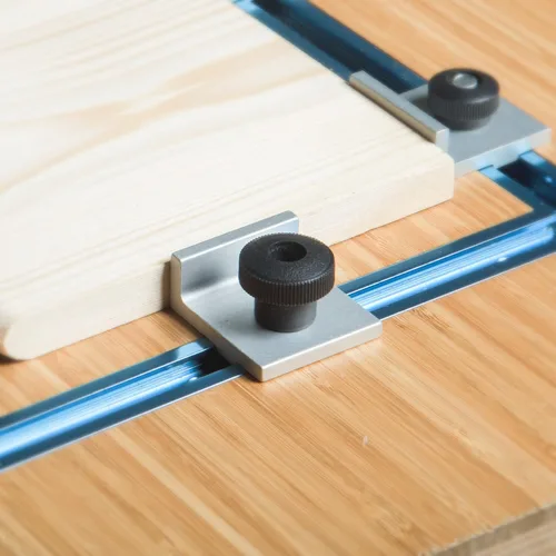 Miniatura 5 de POWERTEC Paquete de 10 Perillas Redondas de 1/4"-20, Perillas de Sujeción Roscadas para Riel en T y Accesorios de Sierra de Mesa, Tablero Guía