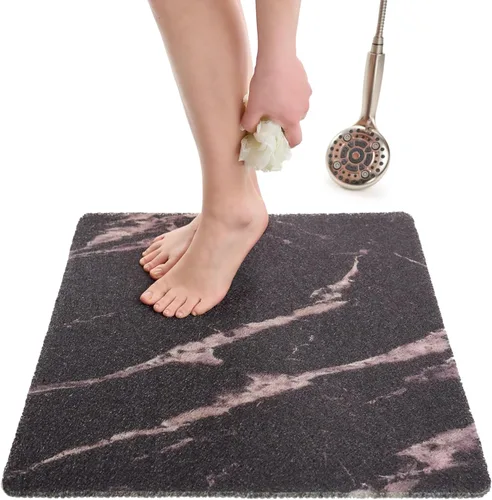 Miniatura 116 de Tapete de ducha antideslizante para bañera - Tapete de baño de lufa para baño - Tapete de baño de 40 x 16 pulgadas - Alfombra de baño antideslizante