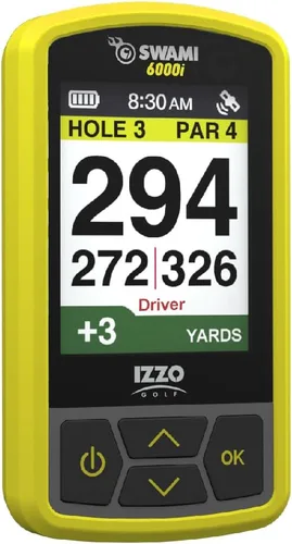 Izzo Swami Golf GPS Rangefinder - Color Display & Scorekeeper Amarillo