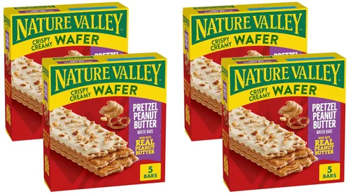 Miniatura 10 de Nature Valley Barras de Waffle Cremosas y Crujientes, Arándano, Grano Entero, 5 Barras, 6.5 oz