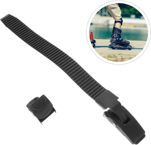 Miniatura 3 de BESPORTBLE 1 Unidades Profesional Hebilla Correa Patines Negro Patines Hebilla Clip Para Zapatos Accesorio Reemplazable