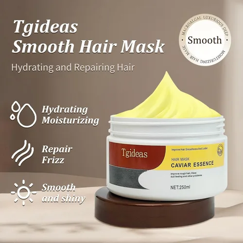 Miniatura 2 de Tgideas Mascarilla hidratante de colágeno para cabello seco dañado, tratamiento acondicionador de reparación profunda, mascarilla suave para todo